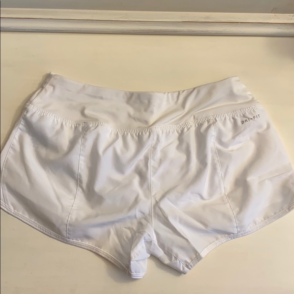 Nike shorts, 2.5 length I’m assuming